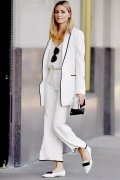 纽约名媛olivia palermo街拍 300元zara睡衣穿出大牌范