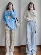 初秋00后少女的满分休闲穿搭示范