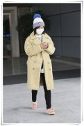 谢娜太狠了！穿粉兔鞋还不够还戴女