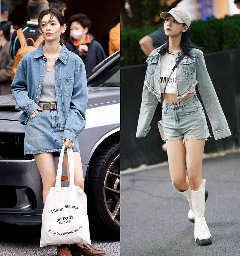 夏季时尚街拍美女搭配_上海街拍时尚搭配_时尚搭配街拍/