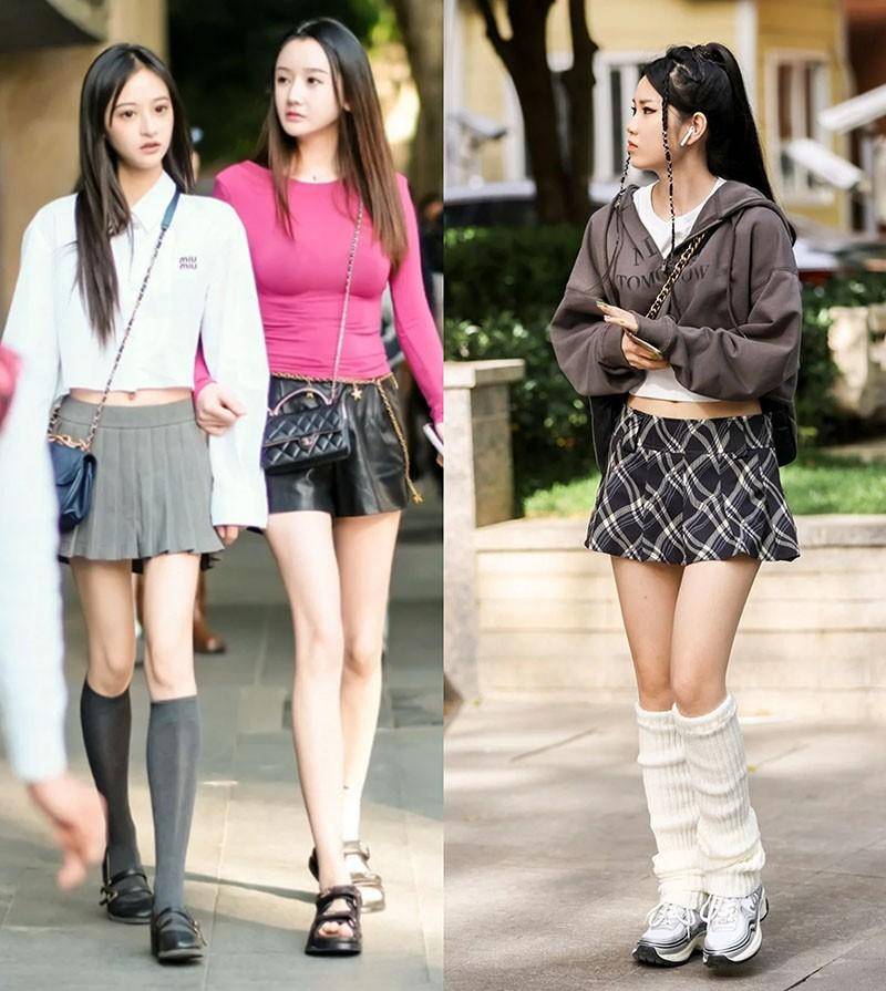 上海街拍时尚搭配_夏季时尚街拍美女搭配_时尚搭配街拍/