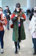 华语女星最新机场街拍 大衣仍然是主打