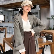 潮流干练西装外套街头的既视感穿搭