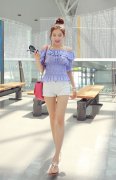 夏季显瘦显高气质搭配 荷叶边下摆上衣浪漫又可