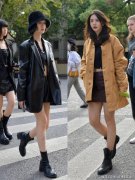 被上海女孩的时尚街拍惊艳到了 裙子