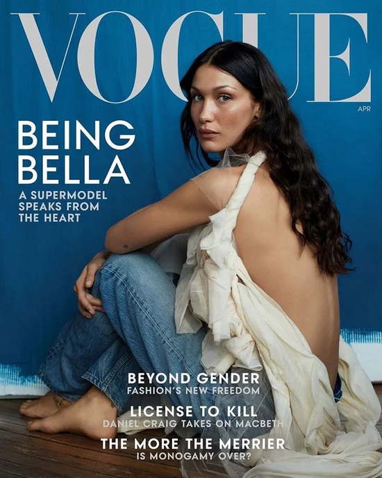 Bella登上美版VOGUE，2022年四月刊/