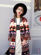 早春女人流行单品长款风衣穿出九头