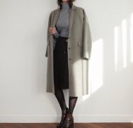 2021年流行趋势图鉴冬天高级感大衣配靴子