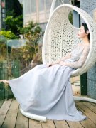 仙女裙款式图片 网纱刺绣立体扎花