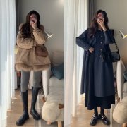 95后女人冬季日常棉服穿搭示范