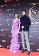被倪妮惊艳了30岁穿一身紫色弹簧裙气质女神驾驭