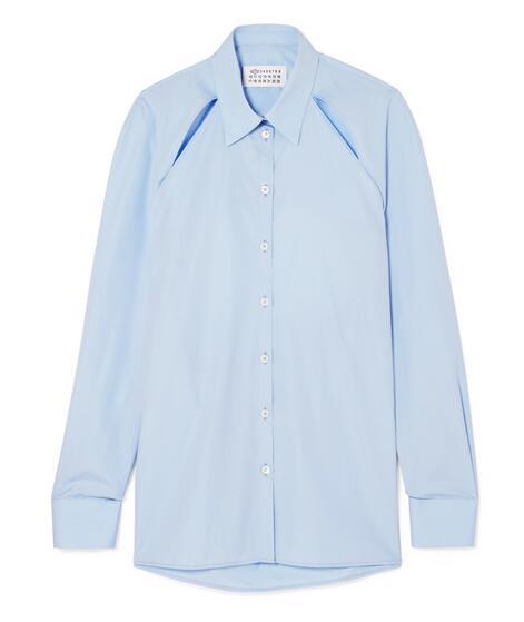 Maison Margiela挖剪纯棉府绸衬衫 $654