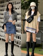 春夏换季期间穿什么  16套韩国街拍示