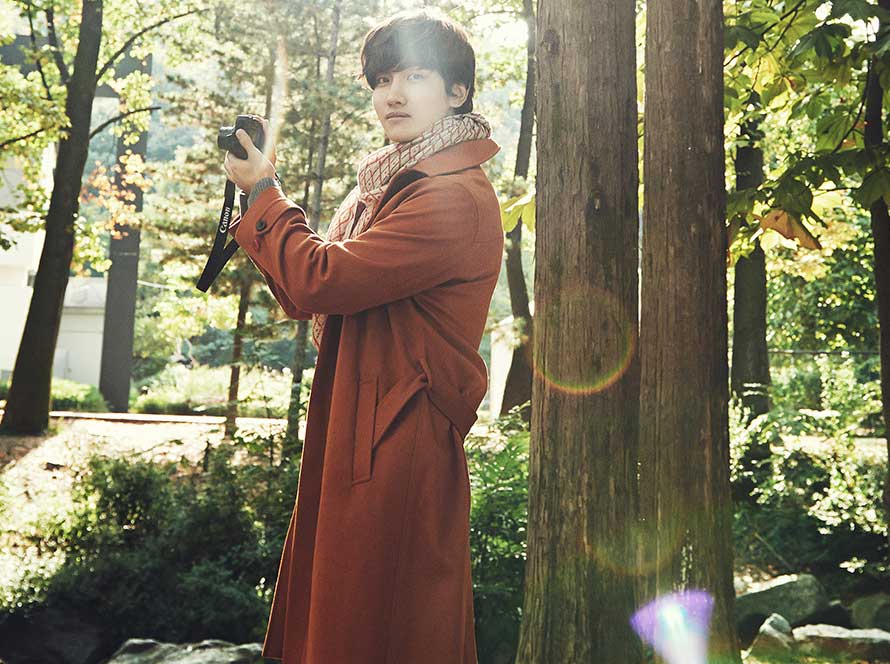 东方神起沈昌珉冬季写真 暖阳之下美男如画