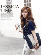 少女时代林允儿Tiffany演绎街拍缤纷春