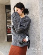 廓形大毛衣2018开春流行第一击