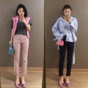清新的色彩服饰搭配让女人气质更u