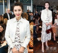 中国女星纽约时装周斗艳 李冰冰优雅