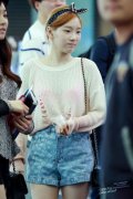 韩国少女时代街拍 金泰妍领衔时尚