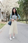 牛仔外套巧配连衣裙 春夏换季潮服组