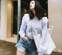 夏日衬衫穿搭示范时髦感爆棚小妖精