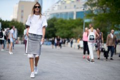 Net-a-Porter 纽约时装周时尚博主街拍风