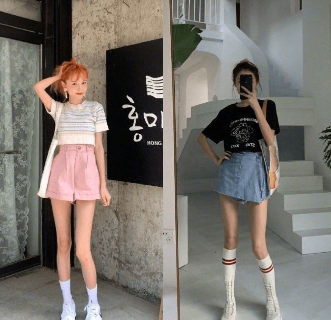 夏季时尚街拍美女搭配_上海街拍时尚搭配_时尚搭配街拍