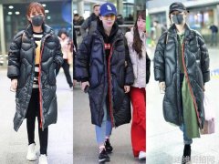 杨紫机场改穿大衣高级感满满终于不