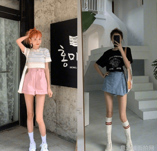 夏季时尚街拍美女搭配_上海街拍时尚搭配_时尚搭配街拍