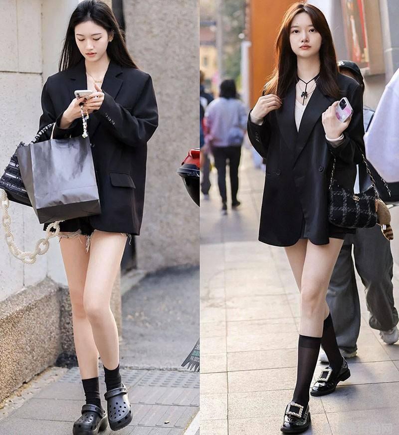 上海街拍时尚搭配_时尚搭配街拍_夏季时尚街拍美女搭配