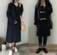深色系秋冬气质搭小个子女生这样穿
