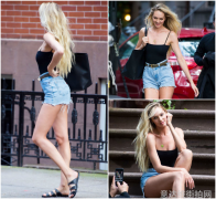 维秘天使Candice Swanepoel 最新街拍 腿长一米八美得