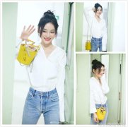 32岁袁姗姗最新7款穿搭马甲线女王不