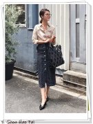 韩国明星街拍首尔街头明星时尚风