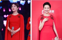 明星开年撞衫大合集谢娜红裙不输影后小S这款头