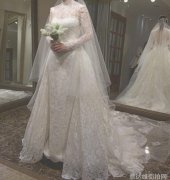 试穿实拍2019最新时尚婚纱照片大全